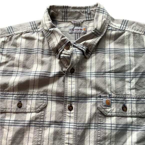 Carhartt button up plaid shirt - Picture 2 of 3